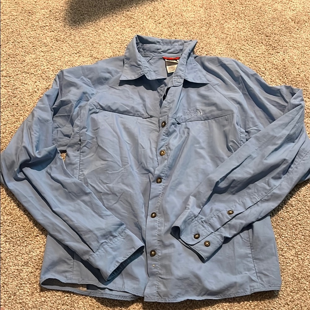 The North Face Light Blue Shirt Jacket